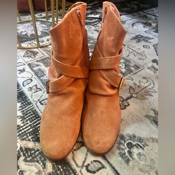 Free People Matisse Harper Suede Leather Ankle Boots Women’s Size 7 - Picture 3 of 10